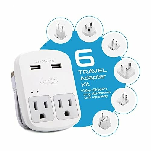 Ceptics Universal Travel Adapter Kit